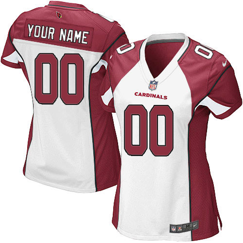 Nike Arizona Cardinals Customized White Stitched Women's NFL Jersey